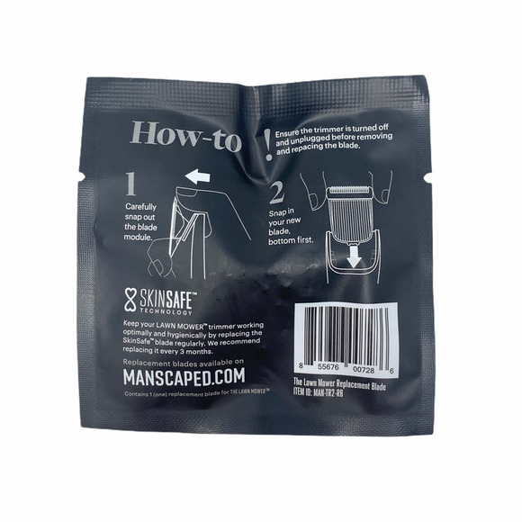 MANSCAPED The Lawn Mower Ceramic Blade Head Refill Hygienic Snap-In Trimmer - Picture 2 of 2